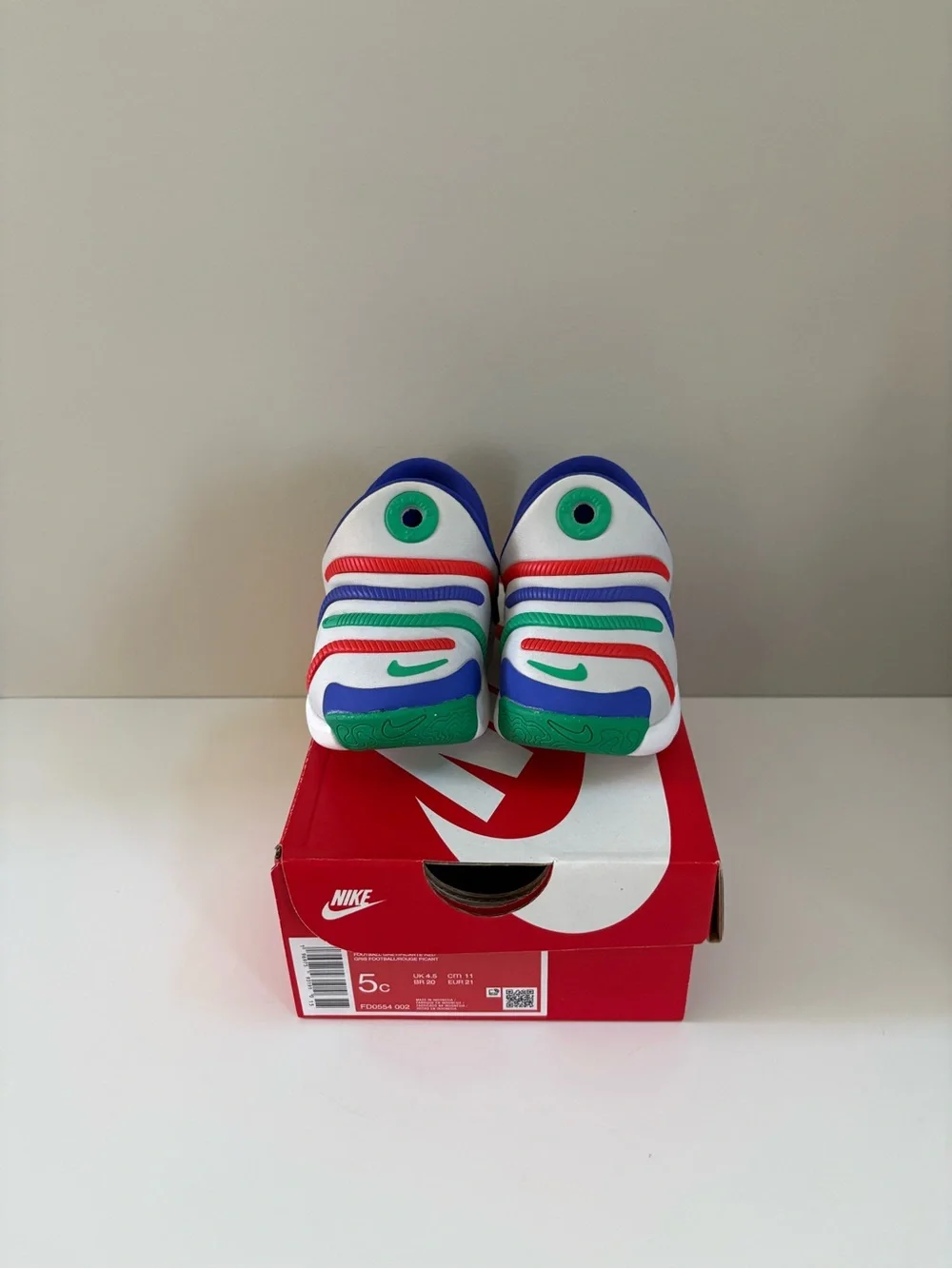 Nike Dynamo Go 2 Easy On 'Grey Green Picante Red' Sneakers (Toddler 5)